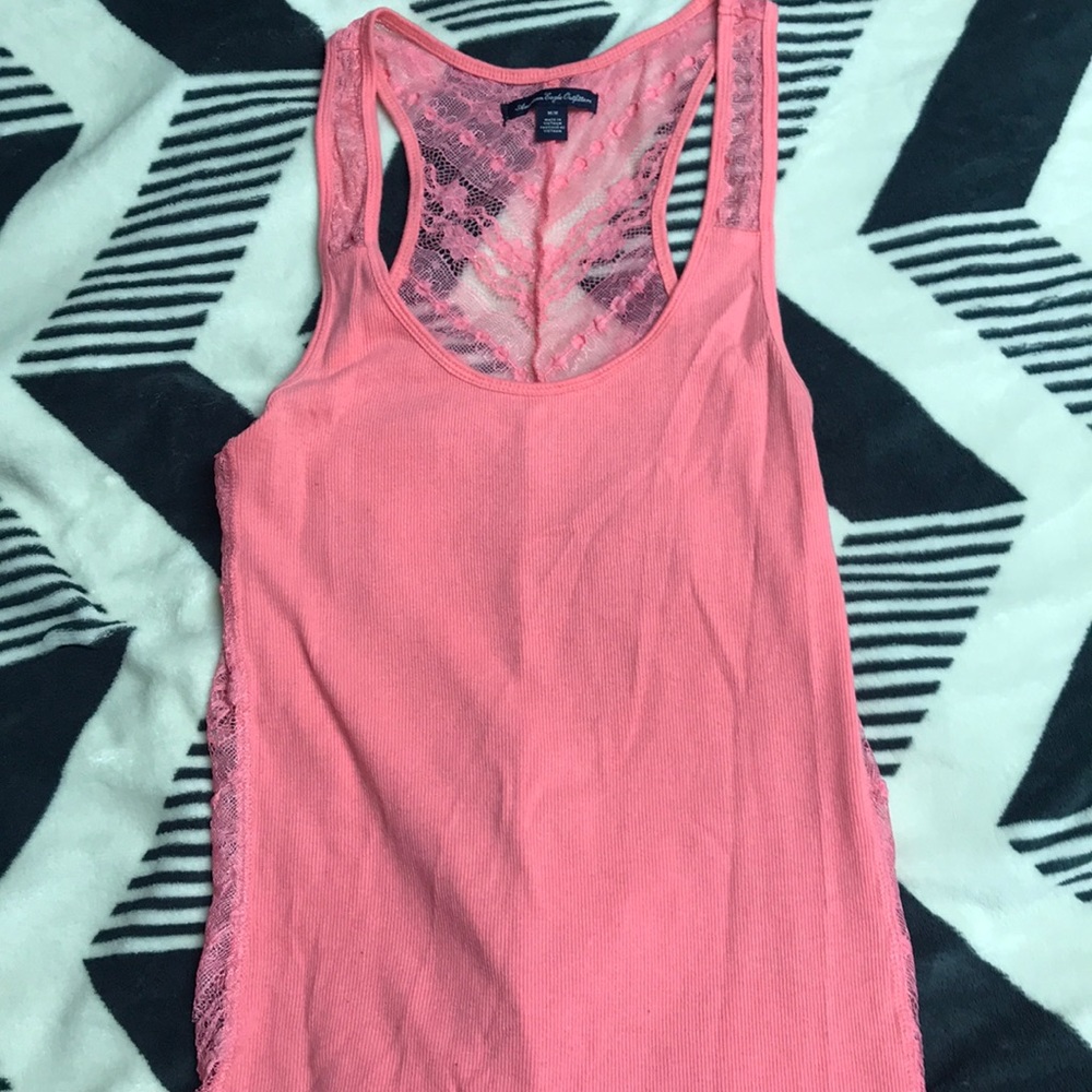 American Eagle lace back tank top
